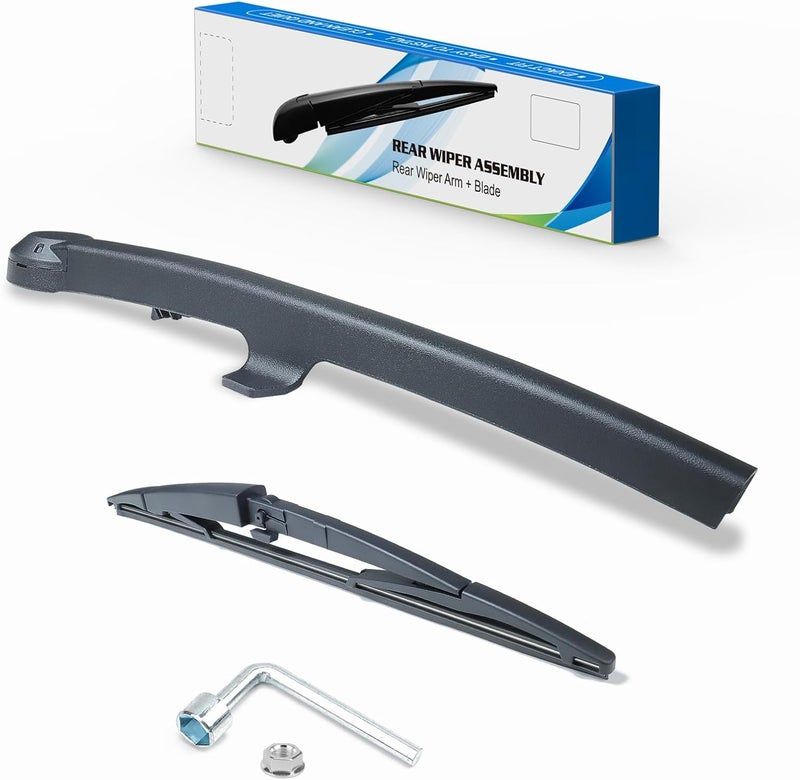 DYNOELS Rear Windshield Wiper Blade Arm Set Fit for Jeep Commander 2006-2010 Rear Wiper Arm Assembly OEM:5174877AA Part # 05174877AA & 55156514AB & 05174876AA - Image 1